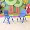 Flash Furniture Blue Plastic Stackable School Chair with 13.25" Seat Height, PK2 2-YU-YCX-004-BLUE-GG - alternate 1
